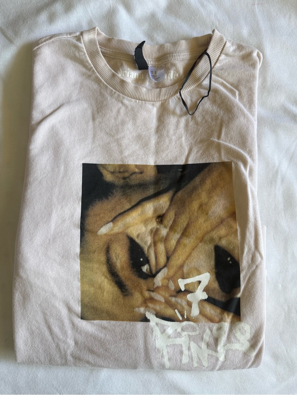 H&M Divided x Ariana Grande "7 Rings" Graphic Crewneck Sweatshirt